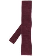 Tom Ford Waffle Knit Tie - Red