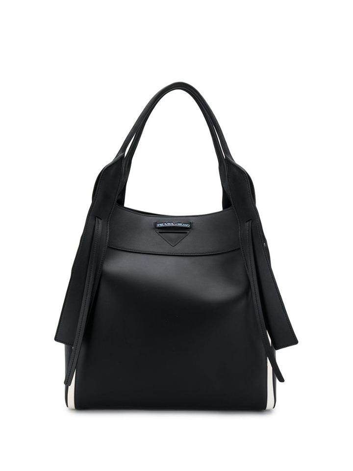 Prada Ouverture Large Tote Bag - Black