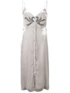 Parlor Cocktail Slip Dress - Grey