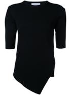 Le Ciel Bleu Multh Rib Knit Top - Black