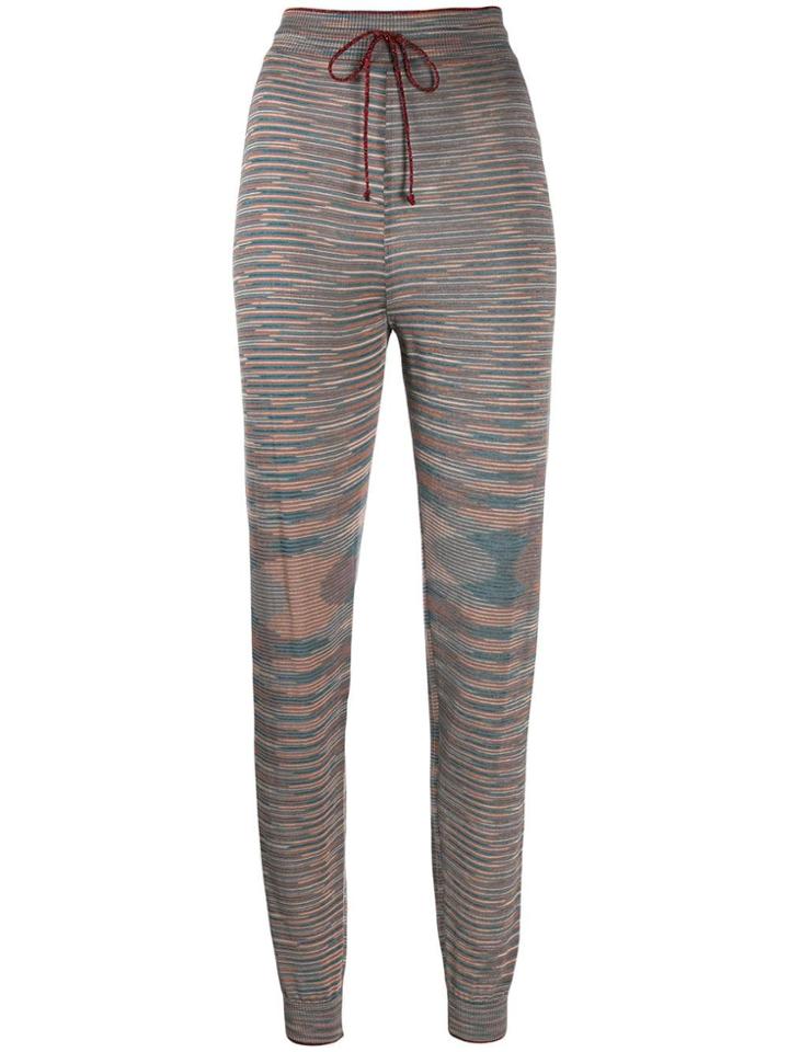 M Missoni Slub Lurex Joggers - Grey