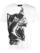 Domrebel Dogg Print T-shirt - White