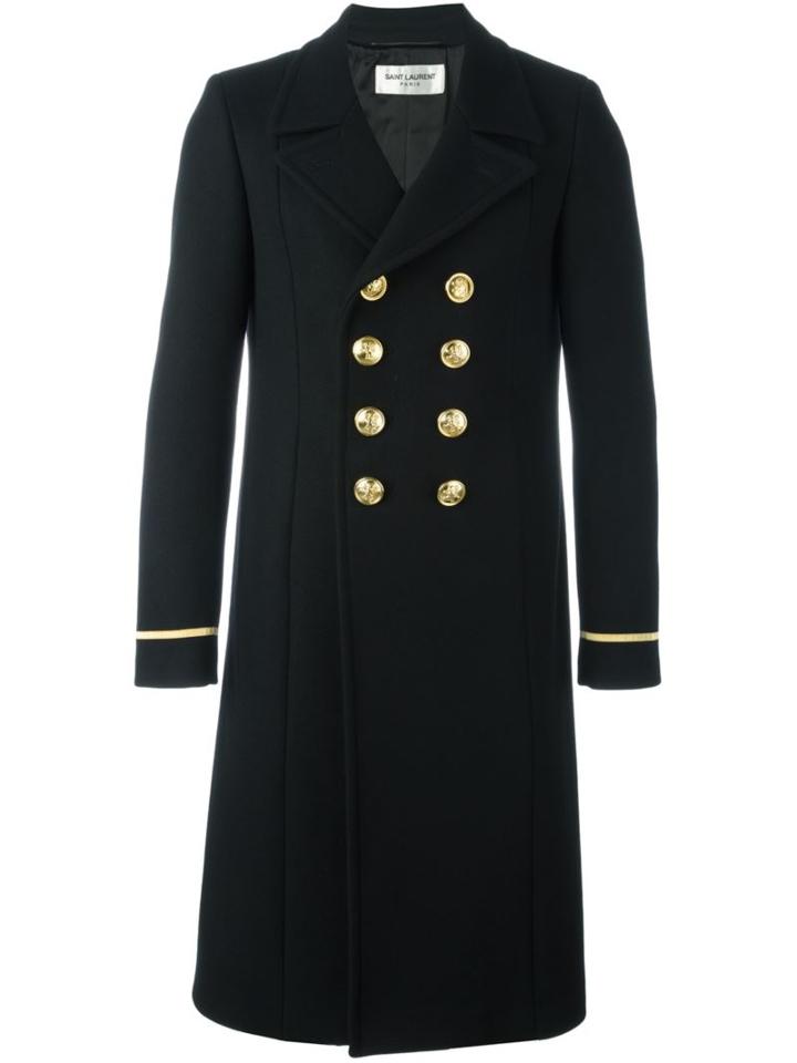 Saint Laurent Classic 70's Military Coat