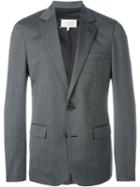 Maison Margiela Cross Stitch Blazer, Men's, Size: 50, Black, Cotton/spandex/elastane/virgin Wool