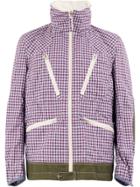 Junya Watanabe Man Plaid Zipped Jacket - Red