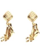 Chanel Vintage Bow Clip On Earrings