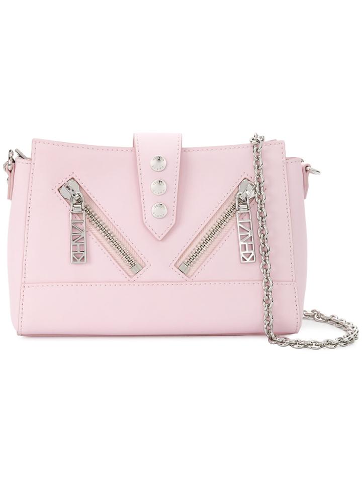 Kenzo Tiny Kalifornia Shoulder Bag - Pink & Purple