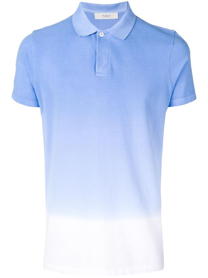 Pringle Of Scotland Faded Polo Shirt - Blue