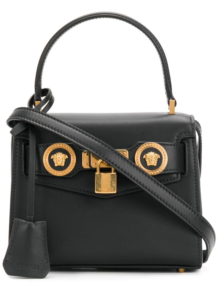 Versace Lock Medal Bag - Black