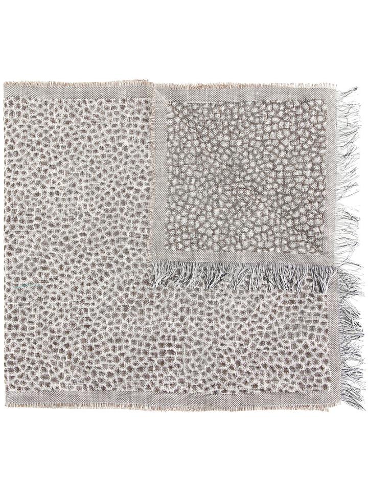 Cerruti 1881 Neck Scarf, Men's, Brown, Cotton/linen/flax