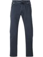 Jacob Cohen Straight Leg Jeans, Men's, Size: 34, Blue, Cotton/spandex/elastane