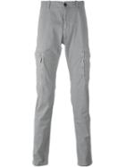 Stone Island Cargo Pocket Trousers, Men's, Size: 33/34, Grey, Cotton/spandex/elastane