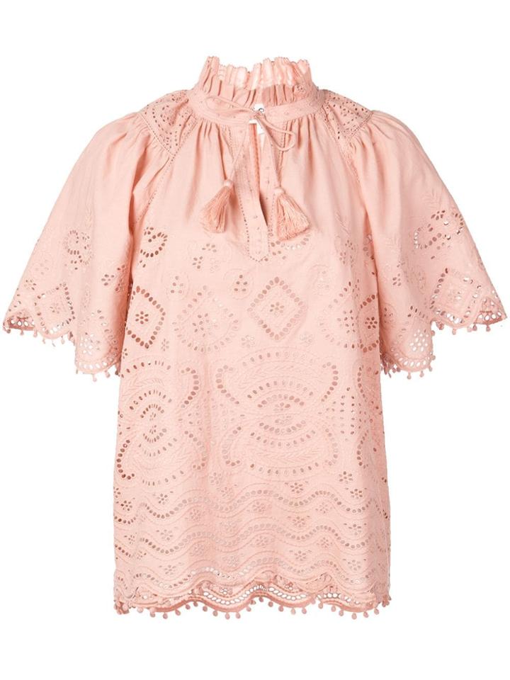 Sea Naomie Embroidered Blouse - Pink