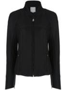Chanel Pre-owned Branded Arms Zipped Jacket - Black