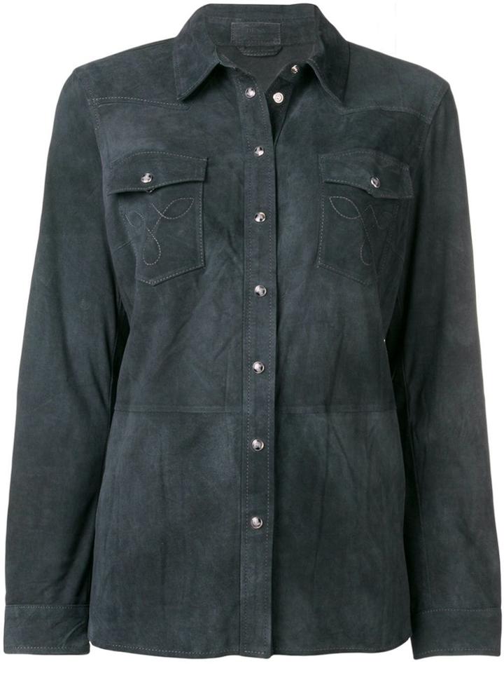 Desa 1972 Buttoned Jacket - Blue