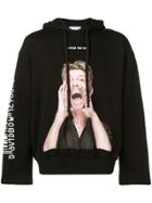 Ih Nom Uh Nit David Bowie Print Hoodie - Black