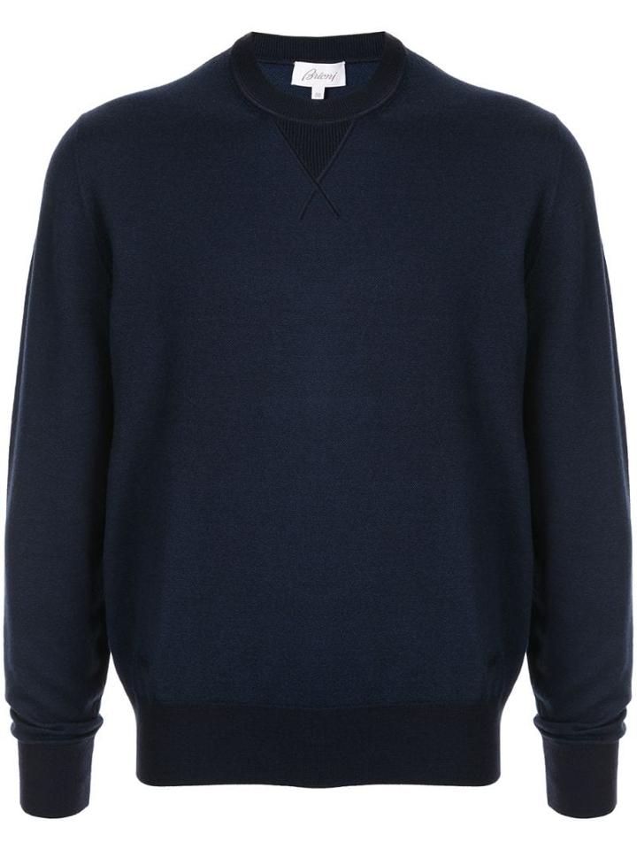 Brioni Crew Neck Sweatshirt - Black