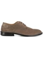 Green George Suede Derby Shoes - Brown