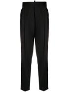 Dsquared2 Tapered Pleated Trousers - Black