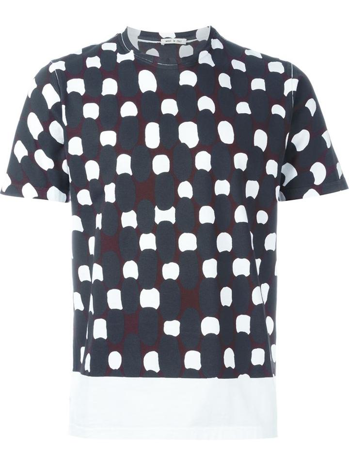 Marni Contrasted Back Printed T-shirt