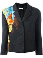 Dries Van Noten - Jacquard Blazer - Women - Cotton/cupro/viscose - 42, Women's, Black, Cotton/cupro/viscose