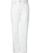 Serge De Blue Tapered Jeans, Women's, Size: 38, White, Cotton