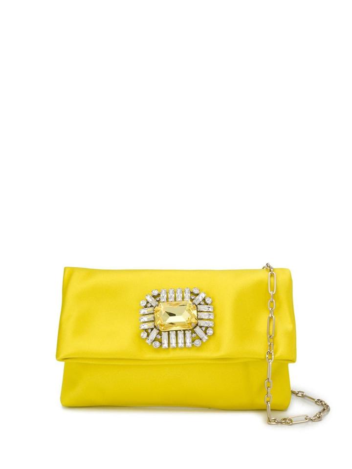 Jimmy Choo Titania Clutch Bag - Yellow