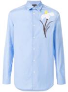 No21 Chest Flower Shirt - Blue