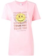 Rosie Assoulin - Have A Nice Day T-shirt - Women - Cotton - Xs, Women's, Pink/purple, Cotton