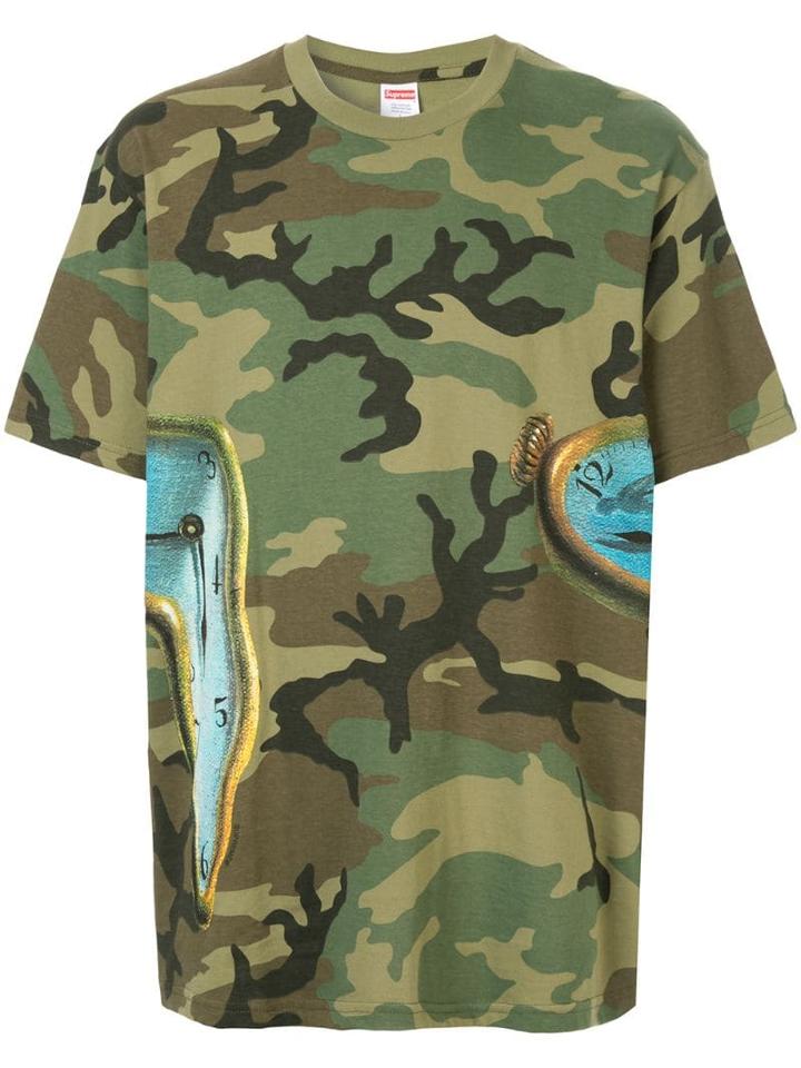 Supreme The Persistence Of Memory T-shirt - Green