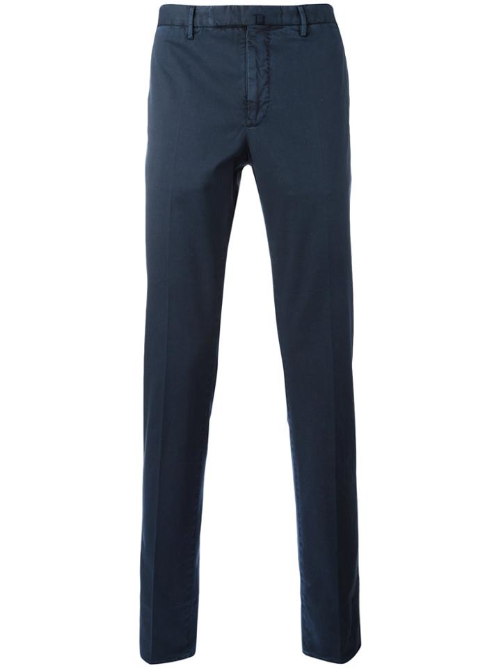 Incotex Classic Chino Trousers - Blue