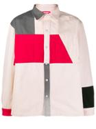 Diesel Red Tag Colour Block Shirt Jacket - Neutrals