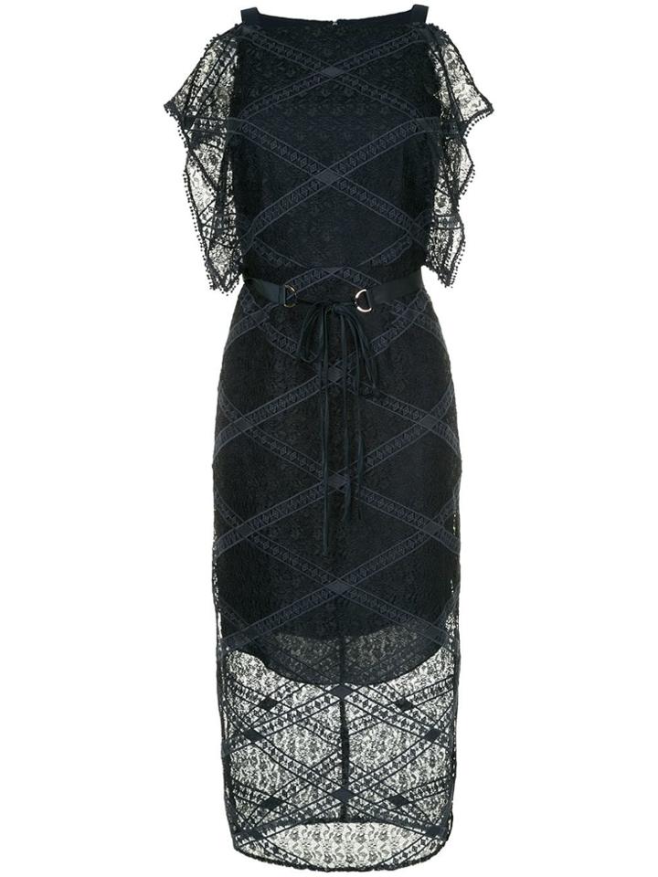 Manning Cartell Lace Layer Midi Dress - Blue