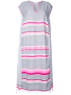 Lemlem Striped Dress, Women's, Size: Xs, Grey, Cotton/acrylic