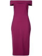 Cushnie Et Ochs Off Shoulder Dress - Pink & Purple