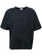 Factotum Washed Effect T-shirt, Men's, Size: 44, Black, Cotton/rayon