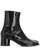 Maison Margiela Varnished Ankle Boots - Black