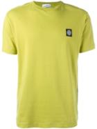 Stone Island Logo Patch T-shirt, Men's, Size: Large, Green, Cotton