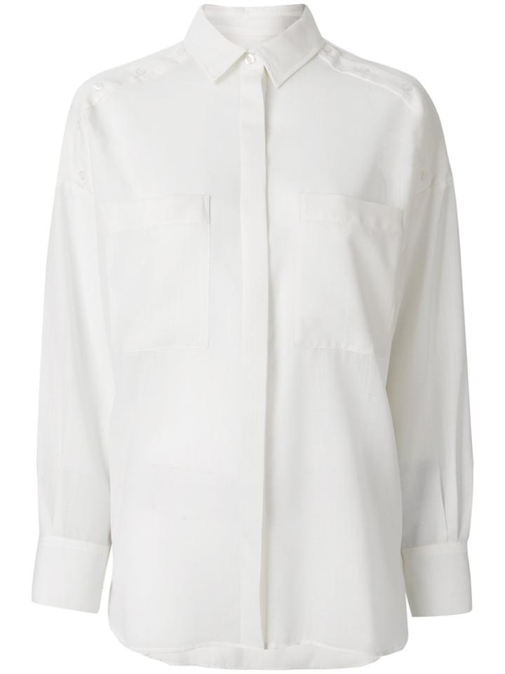 Iro Chest Pockets Shirt - Nude & Neutrals