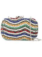 Corto Moltedo 'susan C Star' Embellished Clutch - White