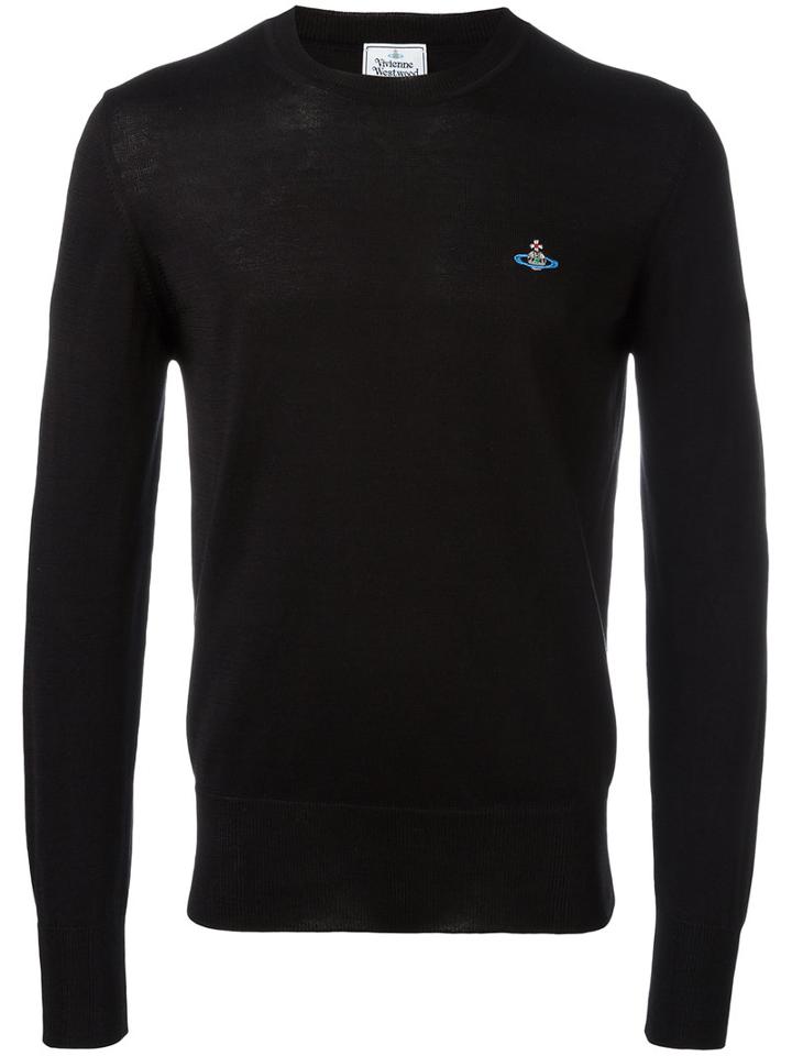 Vivienne Westwood Man Crew Neck Jumper, Men's, Size: Xl, Black, Cotton