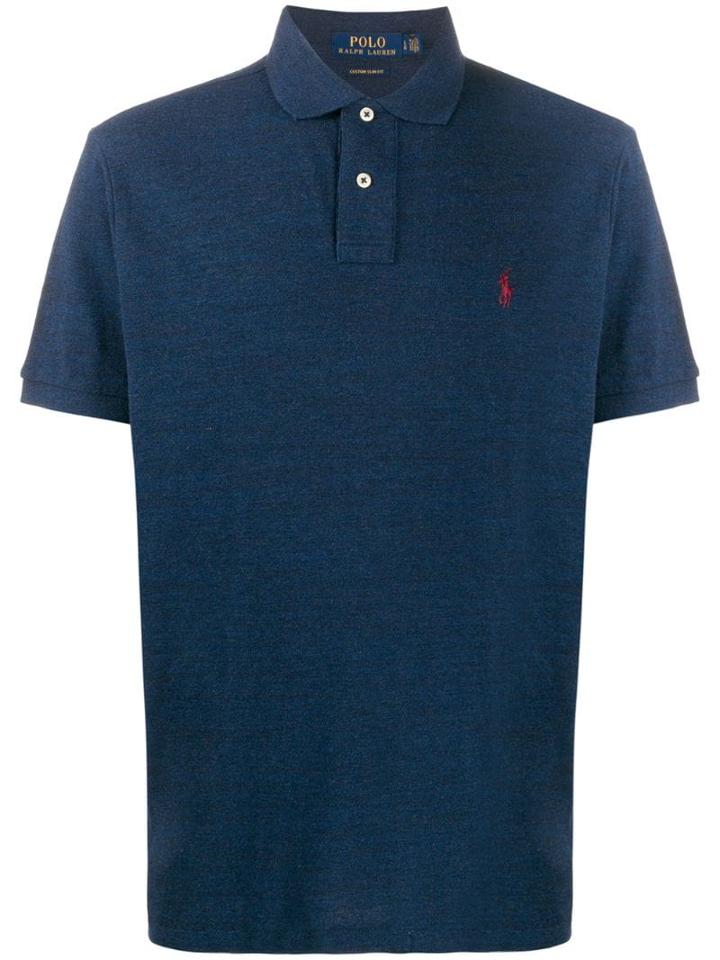 Polo Ralph Lauren Contrast Logo Polo Shirt - Blue