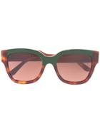 Marni Eyewear Colour Block Sunglasses - Multicolour