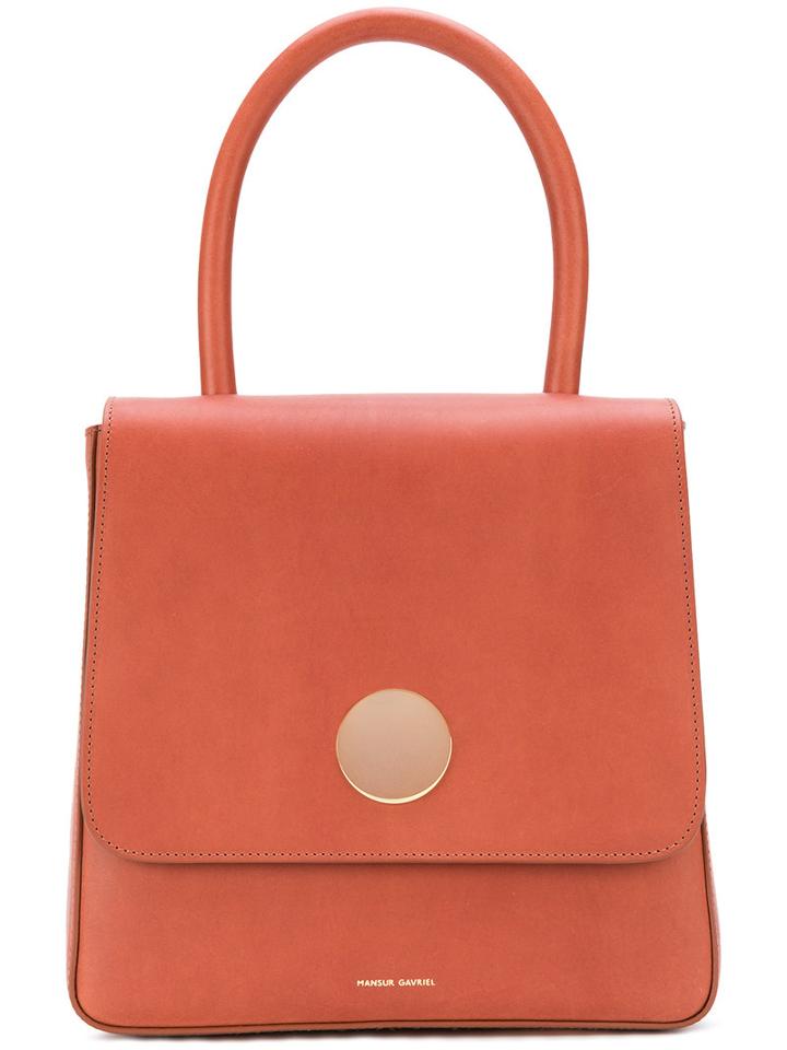 Mansur Gavriel - Top Flap Tote - Women - Leather - One Size, Brown, Leather
