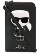 Karl Lagerfeld K/ikonik Phone Holder - Black