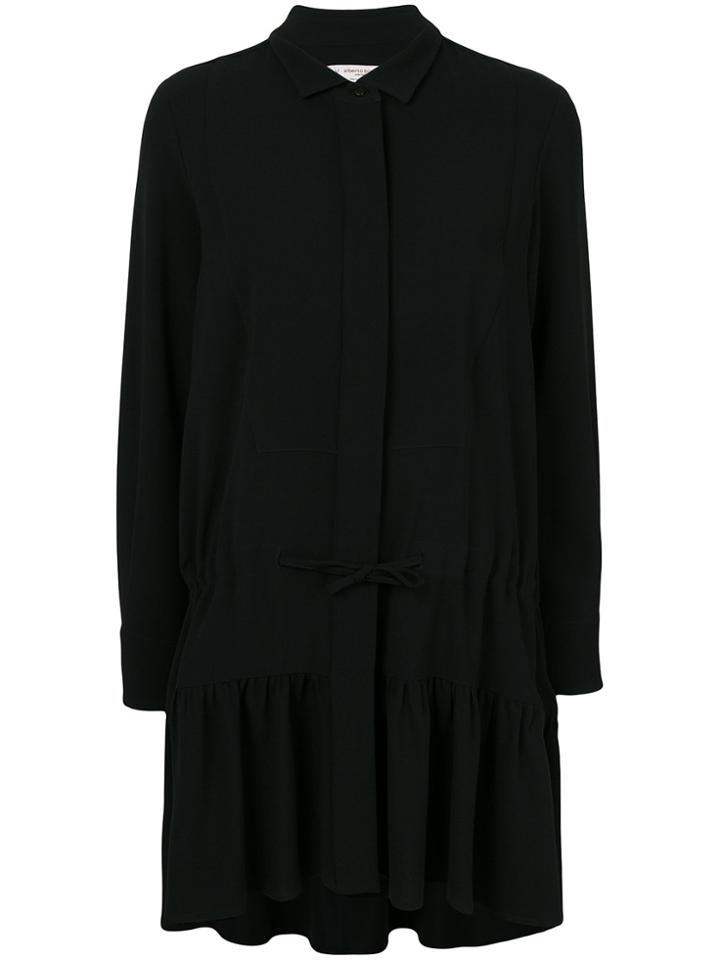 Alberto Biani Drawstring Waist Dress - Black