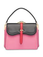 Prada Prada Belle Leather Shoulder Bag - Pink