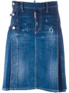 Dsquared2 Denim Kilt