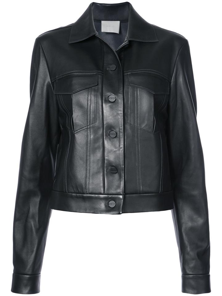 Dion Lee Buttoned Jacket - Black