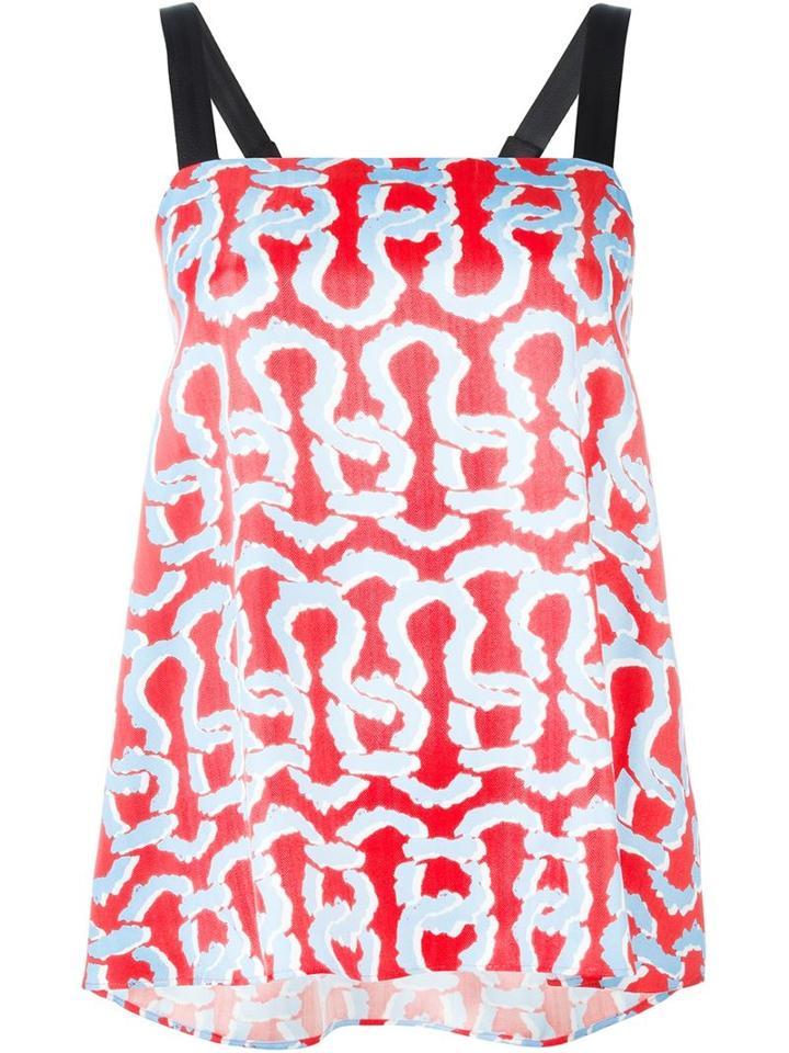 Kenzo Curvy Lines Print Top